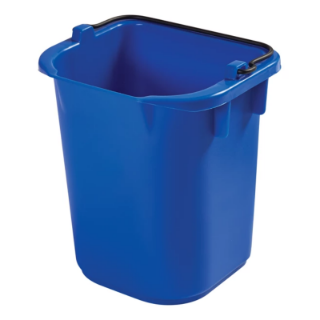 Image sur Seau en plastique bleu - 4 L